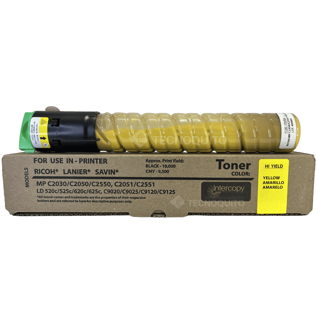 Toner InterCopy MP C2030-2050-2550-2051-2551 AMARILLO.jpg